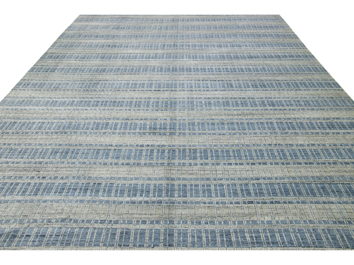 Modern Wool Rug 10 X 14