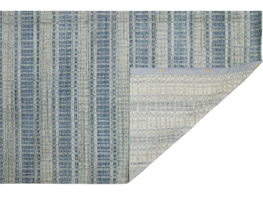 Modern Wool Rug 10 X 14