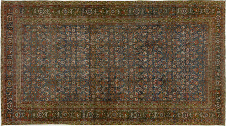 Antique Malayer Wool Rug 7 X 12