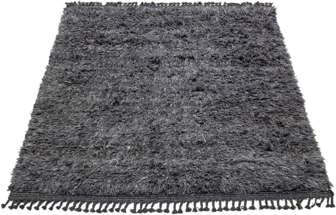 Modern Moroccan Wool Rug 8 X 10