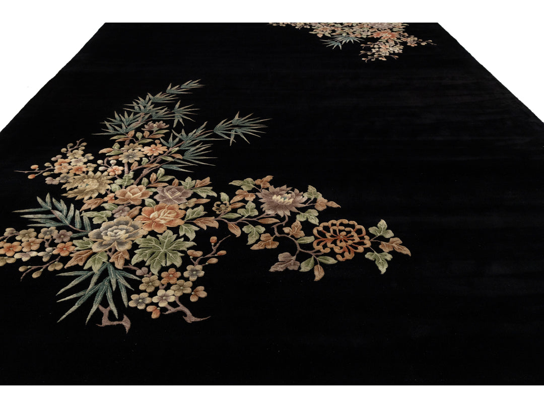 Antique Art Deco Chinese Rug 12 X 15