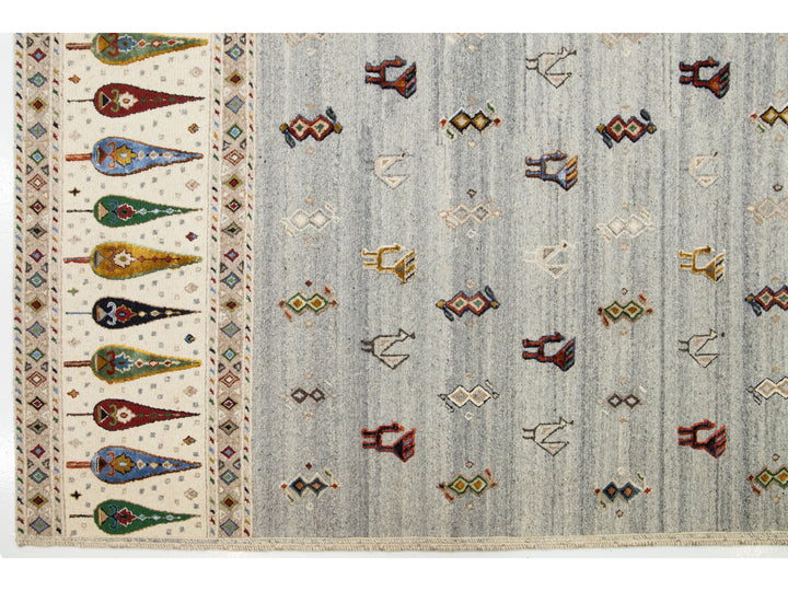 Modern Soumak Wool Rug 12 X 15