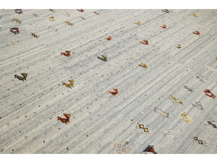 Modern Soumak Wool Rug 12 X 15