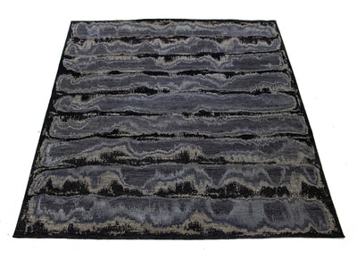 Contemporary Wool and Silk Rug 10 X 15