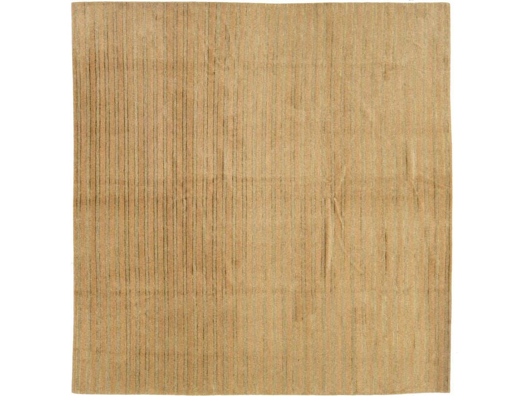 Modern Tibetan Wool and Silk Rug 9 X 9