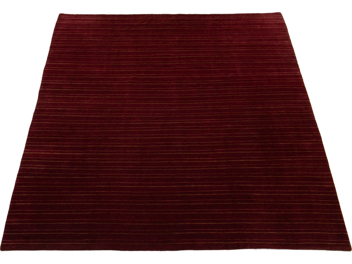Modern Tibetan Wool and Silk Rug 10 X 13