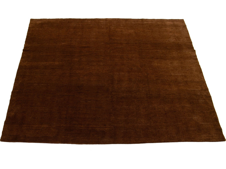 Modern Tibetan Wool and Silk Rug 9 X 9
