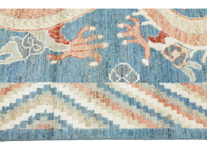 Modern Art Deco Dragon Chinese Wool Rug 8 X 10