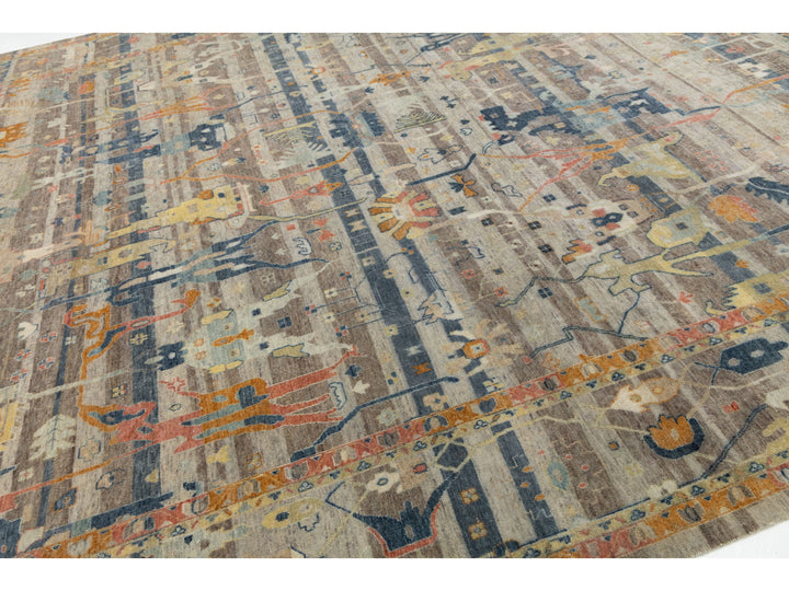 Modern Bidjar Wool Rug 12 X 15