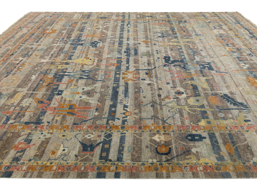 Modern Bidjar Wool Rug 12 X 15