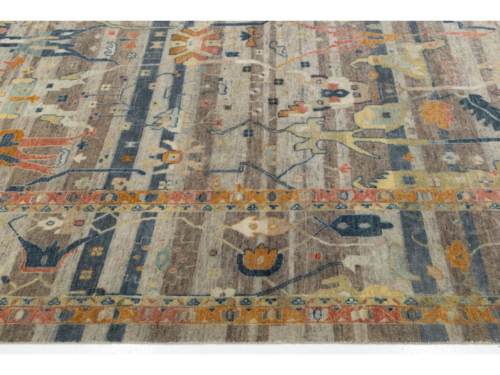 Modern Bidjar Wool Rug 12 X 15