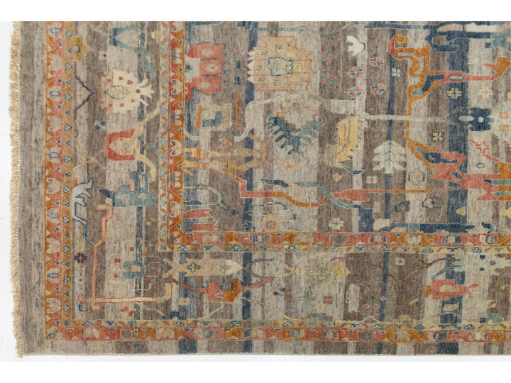 Modern Bidjar Wool Rug 12 X 15
