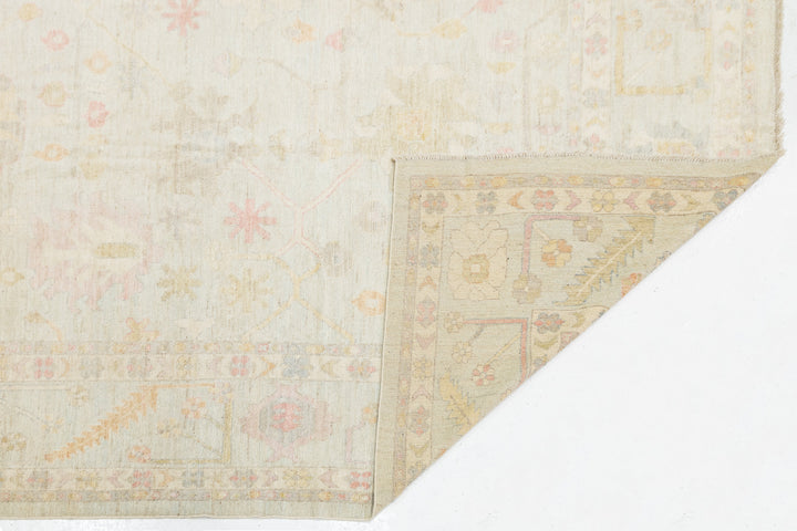 Modern Oushak Wool Rug 12 X 16