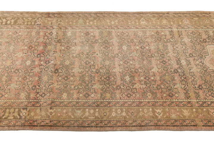 Antique Persian Malayer Wool Runner Rug 3 X 30
