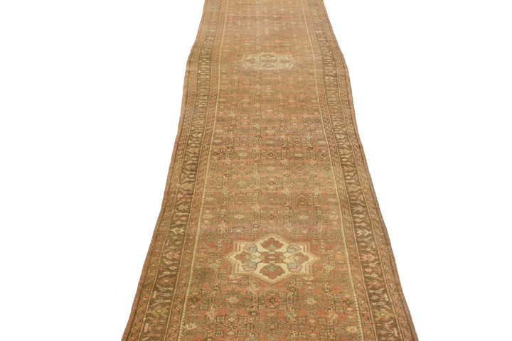 Antique Persian Malayer Wool Runner Rug 3 X 30