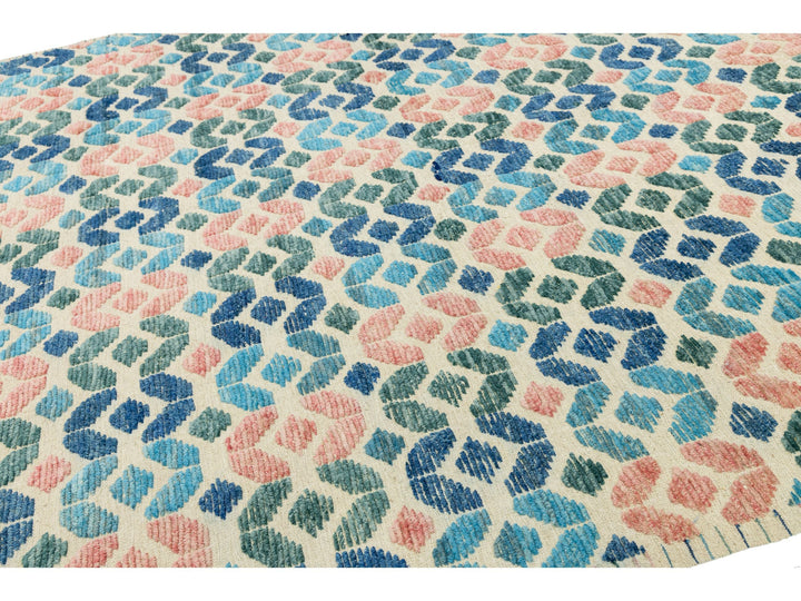 Modern Tulu Wool Rug 9 X 12