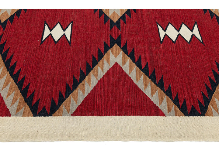 Modern Navajo Wool Rug 9 X 12