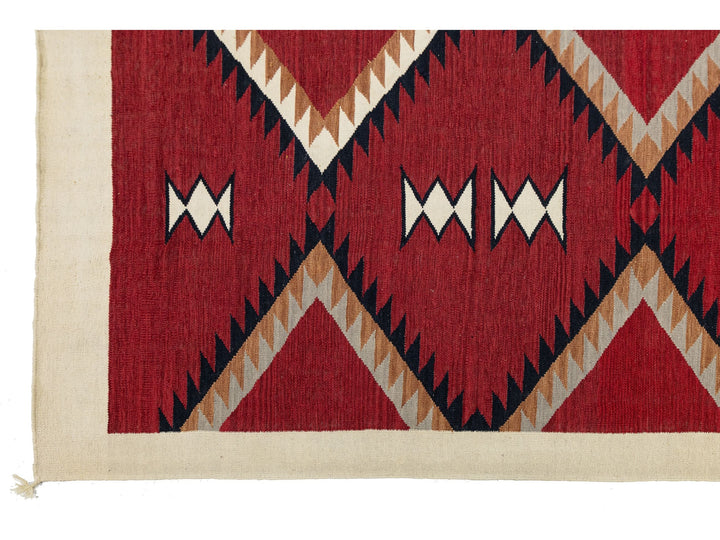 Modern Navajo Wool Rug 9 X 12