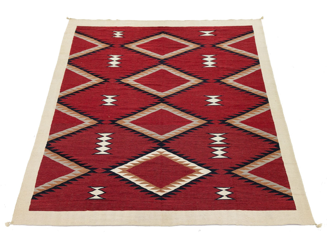 Modern Navajo Wool Rug 9 X 12