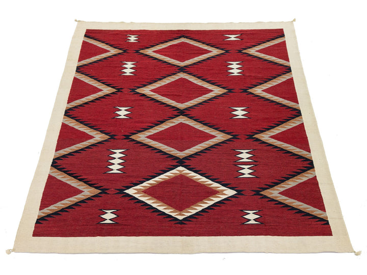 Modern Navajo Wool Rug 9 X 12
