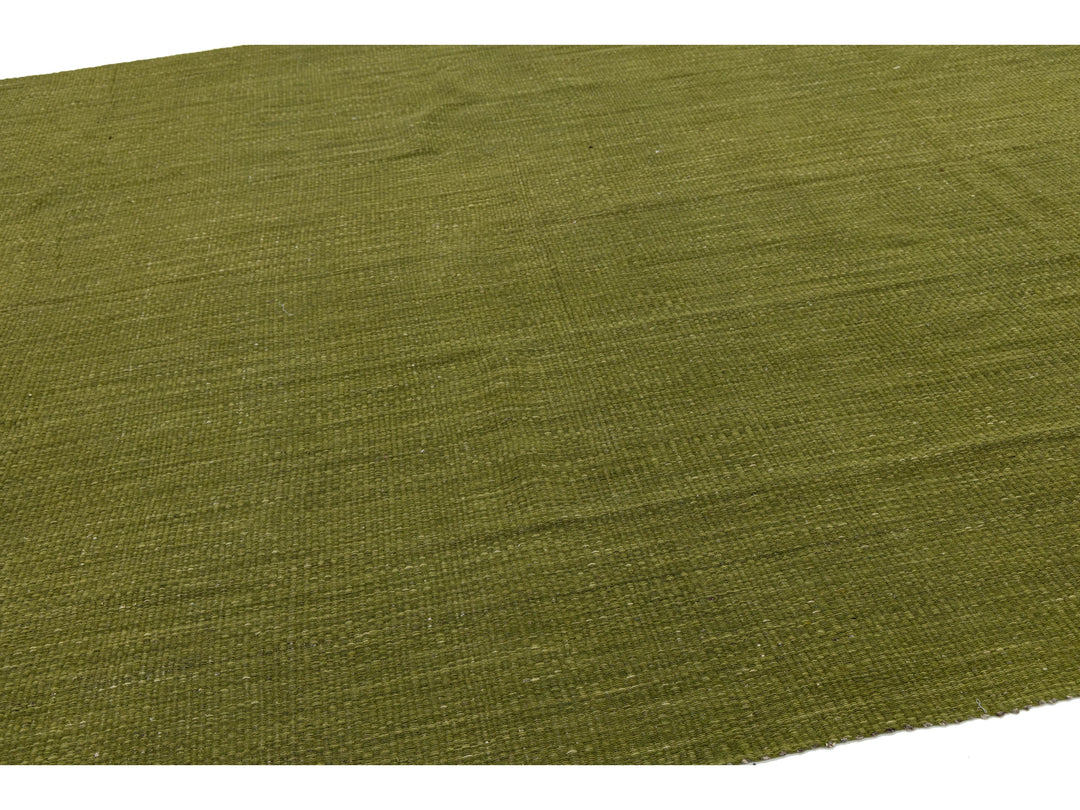 Modern Kilim Flatweave Wool Rug 10 X 16