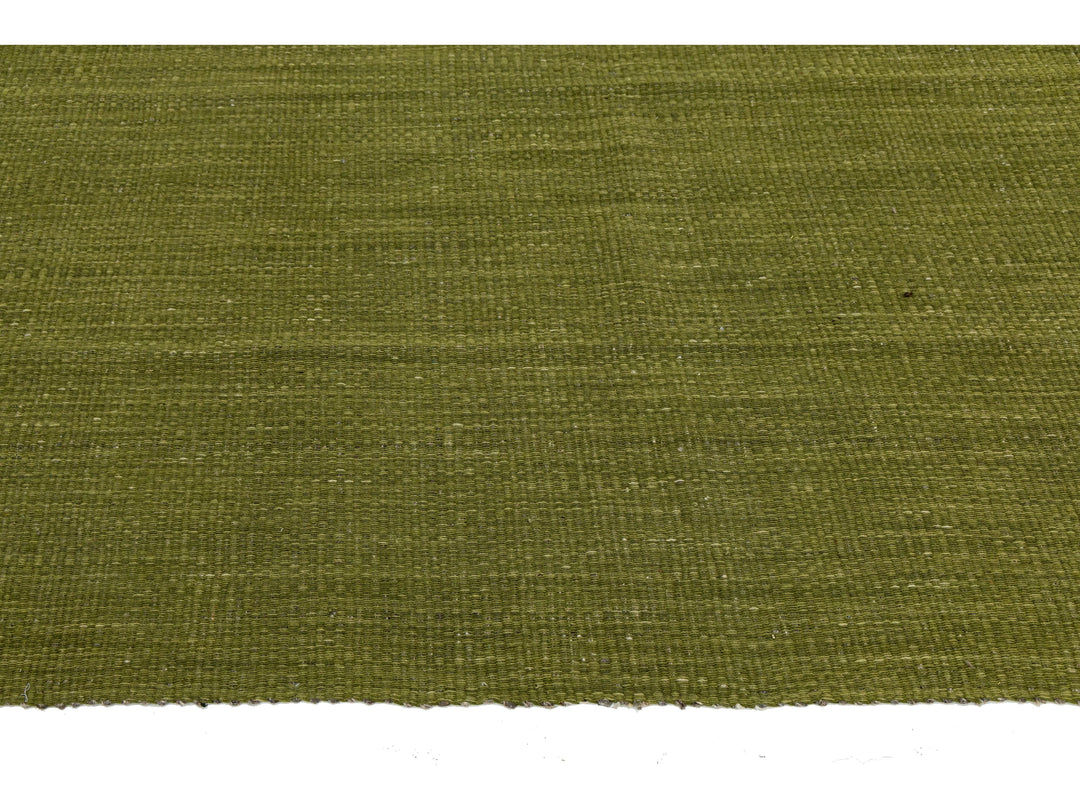 Modern Kilim Flatweave Wool Rug 10 X 16