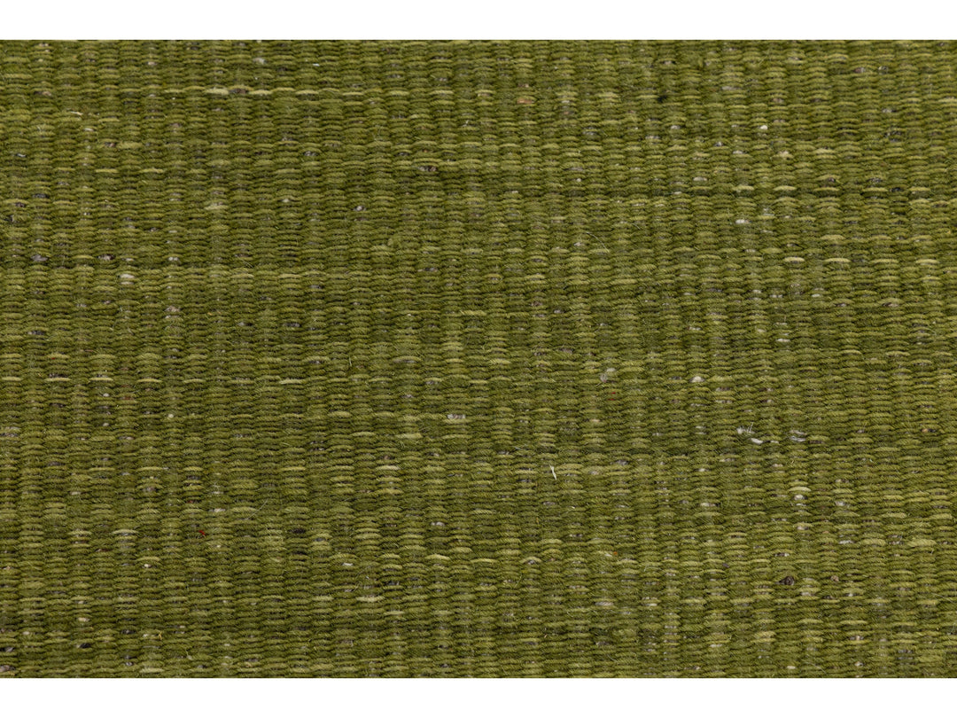 Modern Kilim Flatweave Wool Rug 10 X 16
