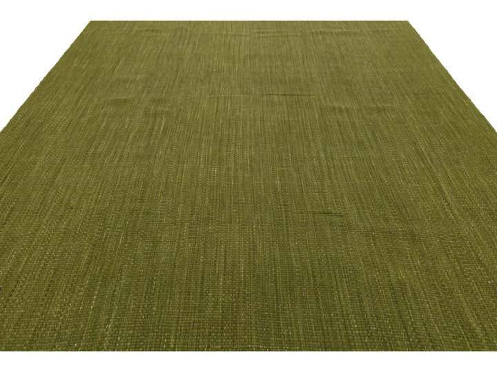 Modern Kilim Flatweave Wool Rug 10 X 16