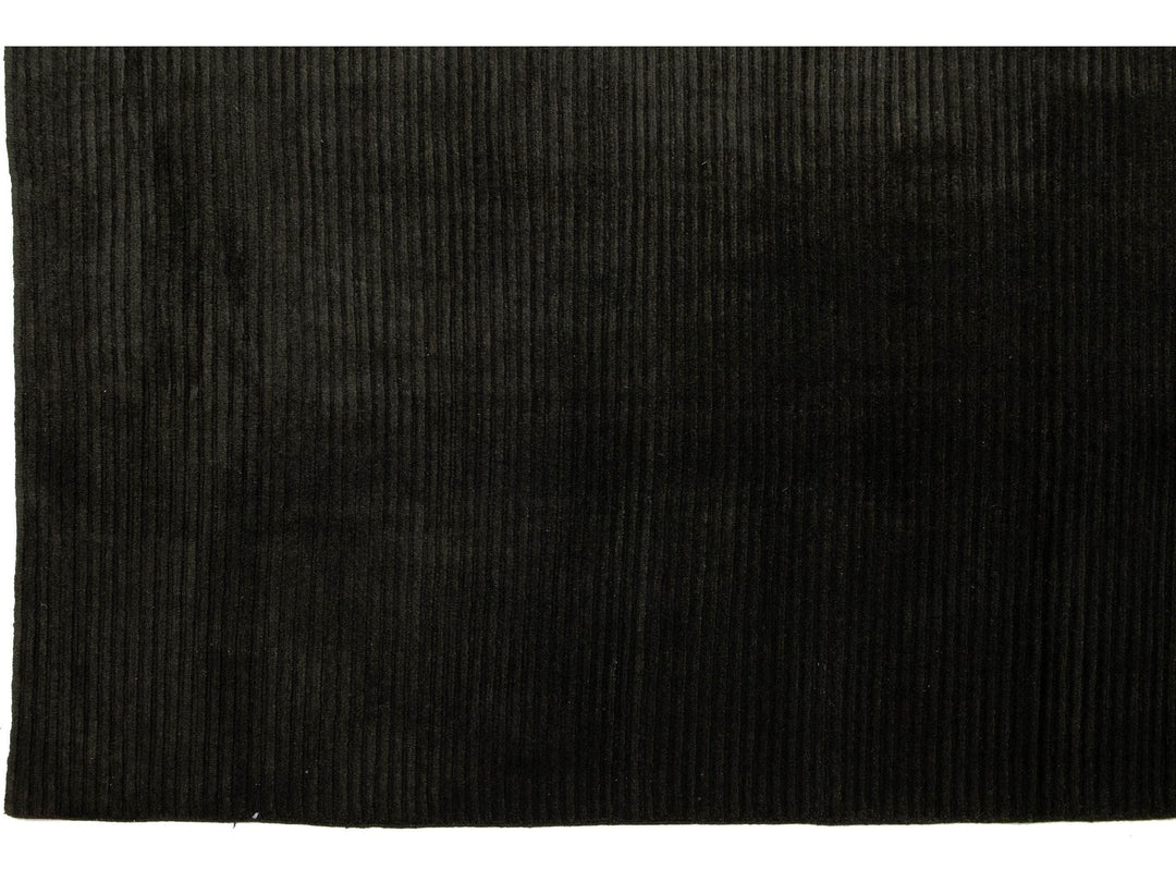 Modern Tibetan Wool and Silk Rug 10 X 13