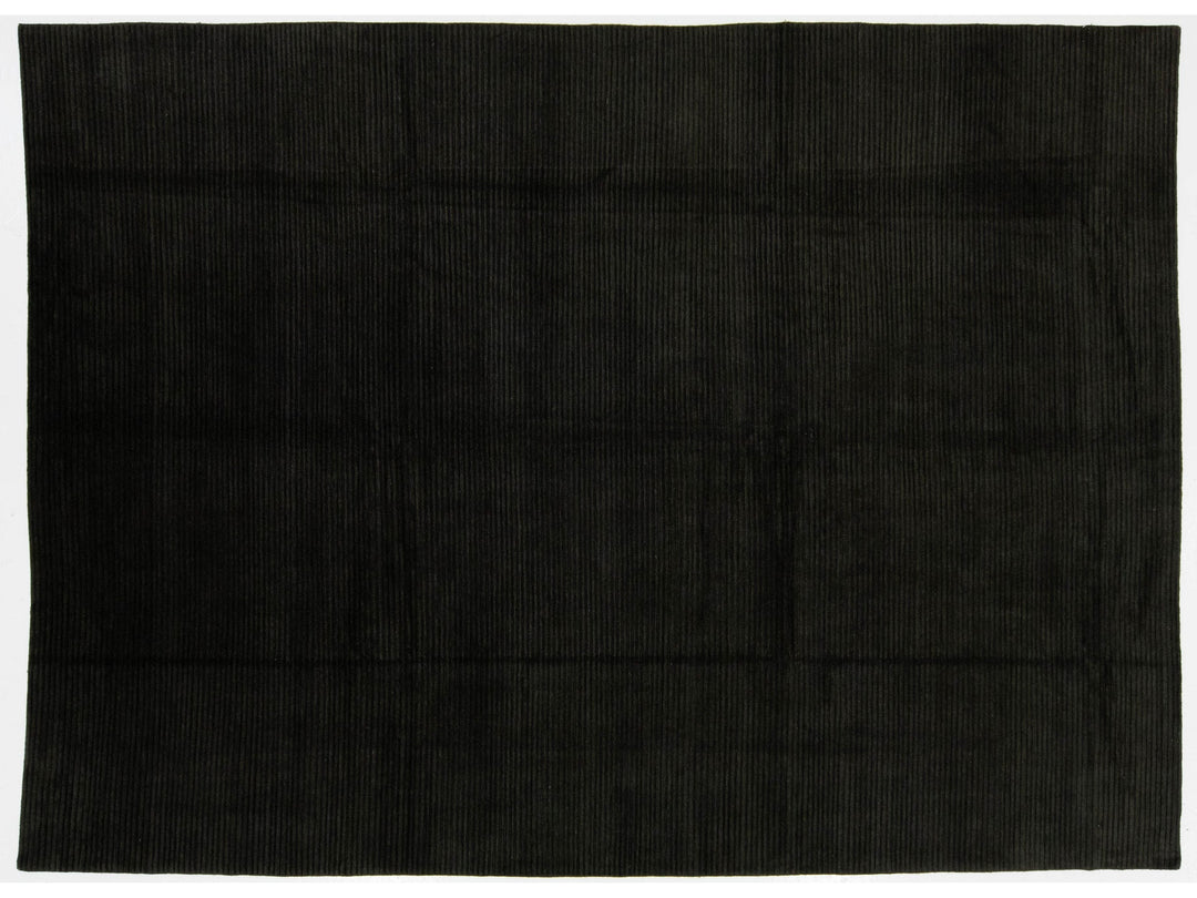 Modern Tibetan Wool and Silk Rug 10 X 13