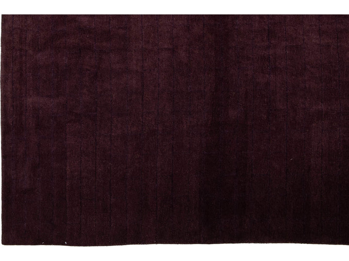Modern Tibetan Wool and Silk Rug 12 X 12
