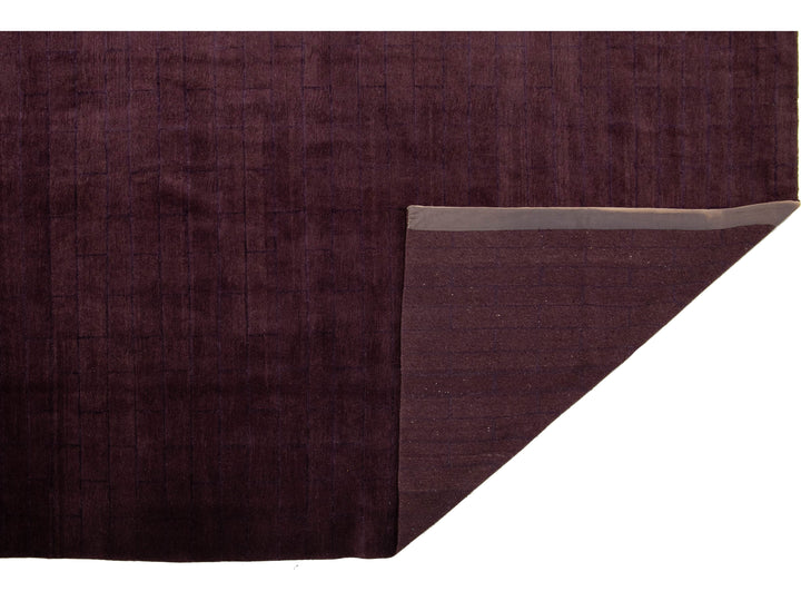 Modern Tibetan Wool and Silk Rug 12 X 12