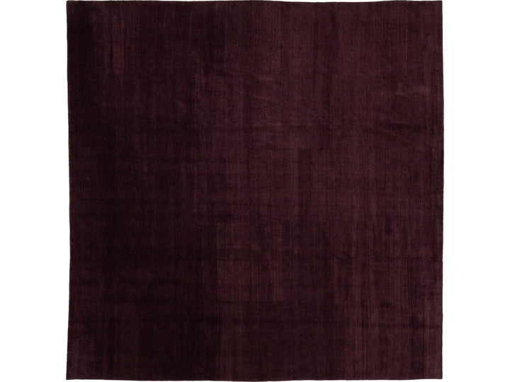 Modern Tibetan Wool and Silk Rug 12 X 12