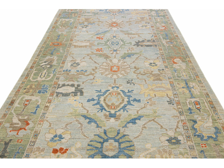 Modern Sultanabad Wool Runner 6 X 19
