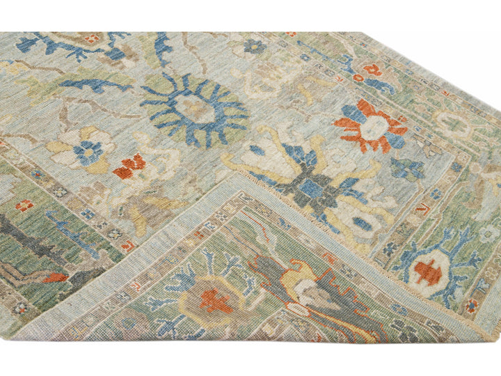 Modern Sultanabad Wool Runner 6 X 19