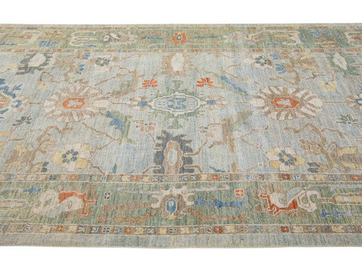 Modern Sultanabad Wool Runner 6 X 19