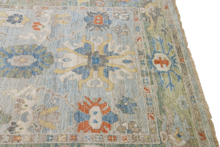 Modern Sultanabad Wool Runner 6 X 19