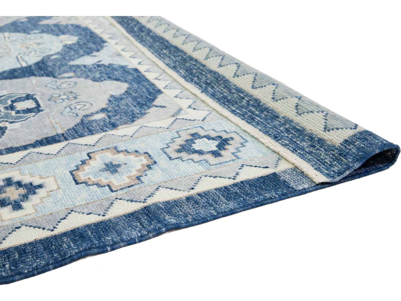 Modern Oushak Wool Rug 9 X 13