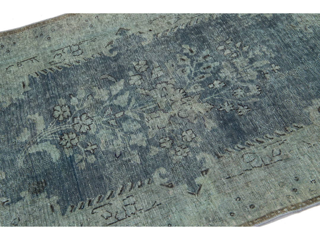 Vintage Overdyed Wool Rug 3 X 5
