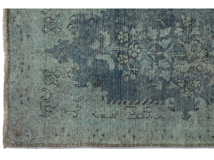 Vintage Overdyed Wool Rug 3 X 5