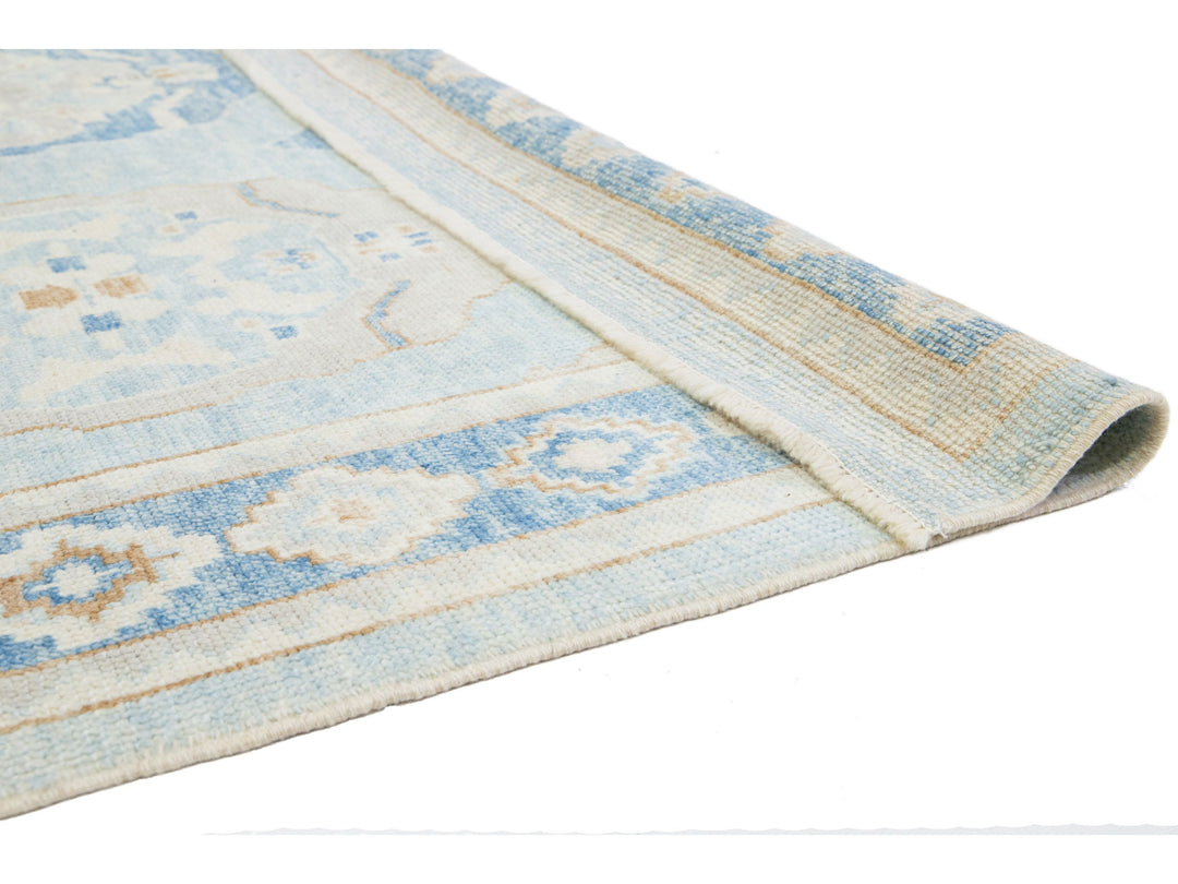 Modern Oushak Wool Rug 8 X 10