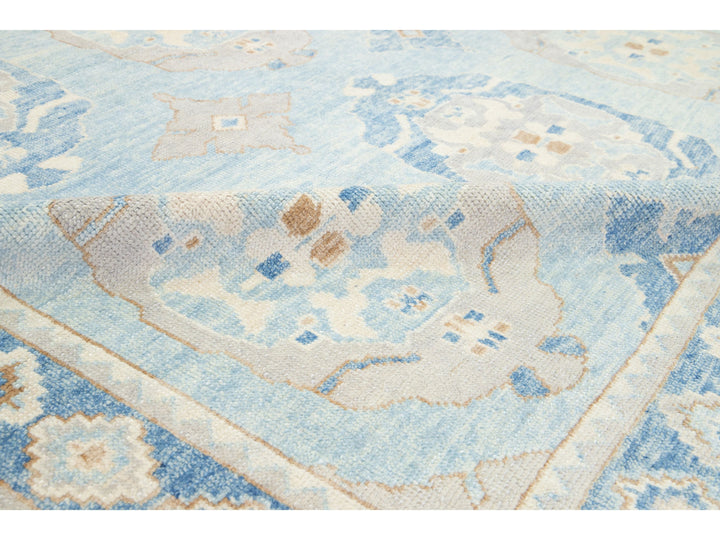 Modern Oushak Wool Rug 8 X 10