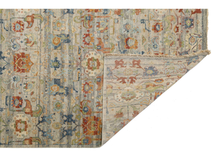 Modern Agra Wool Rug 12 X 15