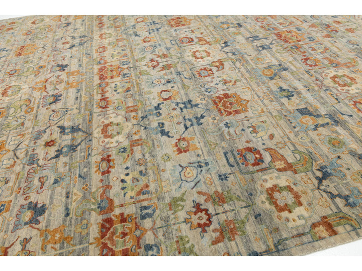 Modern Agra Wool Rug 12 X 15