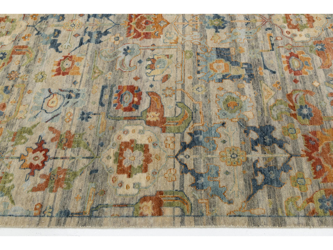 Modern Agra Wool Rug 12 X 15