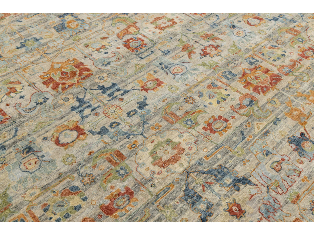 Modern Agra Wool Rug 12 X 15