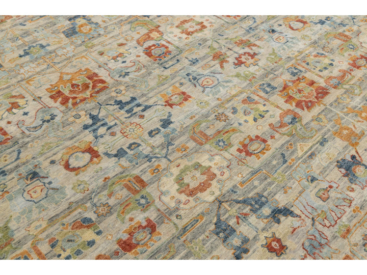 Modern Agra Wool Rug 12 X 15