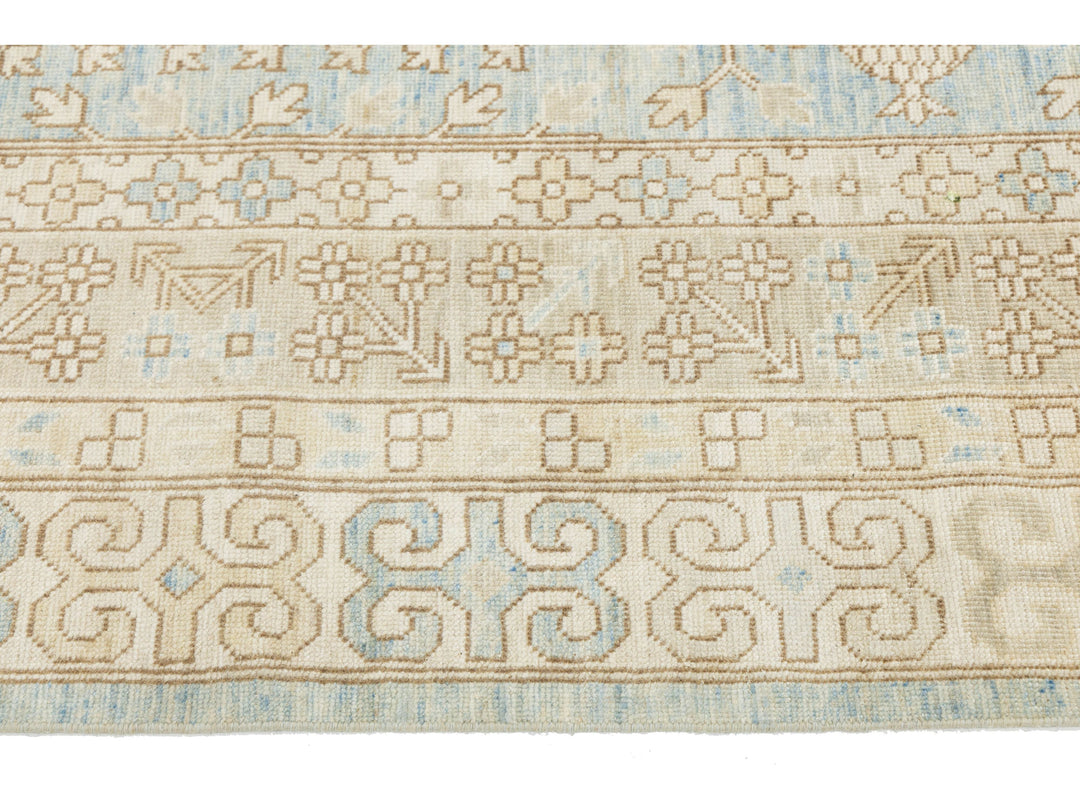 Modern Khotan Wool Rug 10 X 14