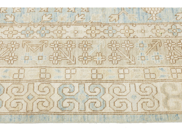 Modern Khotan Wool Rug 10 X 14