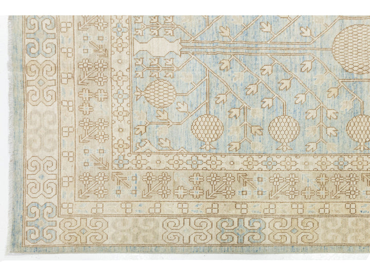 Modern Khotan Wool Rug 10 X 14